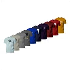 Pacote 10 camisetas masculina com defeitos pequenos