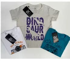 Kit 10 camisetas menino tamanho 2 ao 16 masculinas fio 30.1
