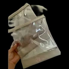 2 Saquinho Maternidade Transparente Personalizado Bebê Saída Maternidade