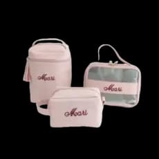Kit Necessaires Personalizadas Bordadas Viagem Verão