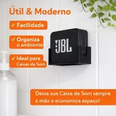 Suporte de Parede para Caixa de Som | Organizador Moderno para Alto-falante Bluetooth  |Organizador Prático e Moderno
