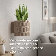 Vaso Suspenso de Parede Moderno | Suporte Decorativo para Plantas, Prático e Elegante | Organização e Estilo