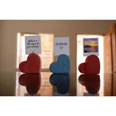 Kit 3 Aparadores de Foto decorativos - Porta recado porta retrato romântico