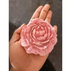 2 unidades Peônia de Gesso – Flor Decorativa Luxo para Mesa e Cenários dia dos namorados