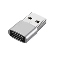 Adaptador USB tipo C para USB tipo A Carregamento transmissão dados iPhone Tipo C fêmea USB macho