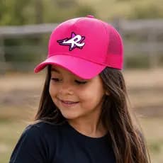 Boné Trucker Dos Rosa Aba Curva Youtubers Turma Pink Emilly Vick Katlen Void Robson Leozinho