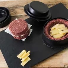 Molde Prensa Carne De Hambúrguer De Pressão Adequado Churrascos Conjunto Profissional Caseiro