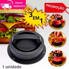 Forma Modelador Para Hambúrguer Artesanal Pequenos E Grandes Recheio Profissional e Caseiro