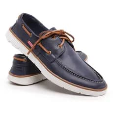 Mocassim Dockside Couro Legítimo Tênis Confortável Polo Urban