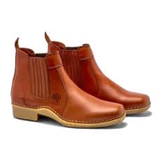 Botina Couro Legítimo Bota Coturno Masculino Confortável CLA CLE 030