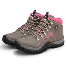 Bota Coturno Feminino Adventure Trabalho Segurança Adulto e infantil Unissex