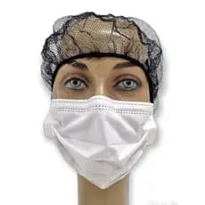 Touca De Redinha Capilar Luxo Cabelo Rede para Padaria Lanchonete Pizzaria Churrascaria 50 unid