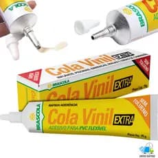 Bisnaga De Cola Vinil Pvc Extra Para Reparos De Piscina Lona Barraca Toldo 75 g