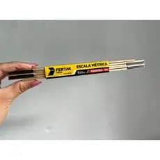 Metro De Madeira 1m Fertak Escala Métrica Dobrável Original Pronta Entrega Oferta