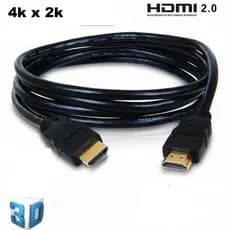 1X Cabo Hdmi Audio E Video Digital Versao 2.0 4K 2160P Blindado Com 5 Metros Indicado Para Xbox One Sony Playstation