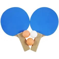 Kit Tenis De Mesa Giannini 2 Raquetes Bor/Bor + 3 Bolas