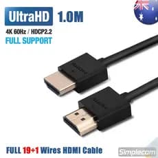 1x Cabo HDMI Audio e Video Digital Versao 2.0 4k 2160p Blindado com 1.5 metros Indicado para  Xbox One Sony PlayStation 4