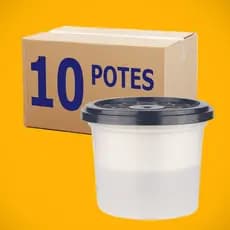 Kit 10 Pote Anti Mofo Cloreto De Cálcio Potes Reutilizaveis