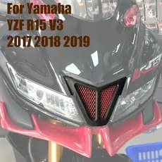 Tampa Frontal Capa Entrada de Ar para Moto Yamaha YZF R15 V3 Acessórios Protetor Estética Carenagem