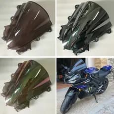 Para Yamaha YZF R15 V3 2017 2018 2019 2020 2021 Tela Dupla Bolha Pára-Brisas Motocicleta WindScreen