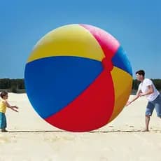 Bola De Futebol Grande Inflável Ao Ar Livre De 100 Cm , 60 , 80 Balão Colorido , Basquete , Vôlei , Brinquedo Infantil I