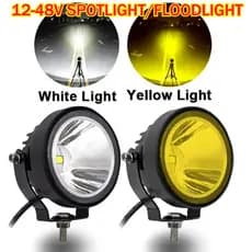 Farol Universal Para Motocicleta , Luz De Neblina , 300W , 6000LM , LED Auxiliar , Montagem De Lâmpada De Condução , Hol
