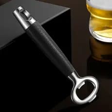 Abridor De Garrafas De Cerveja , Liga De Zinco Com Cabo De Madeira , Removedor De Tampa Fácil De Abrir , Ferramenta De B