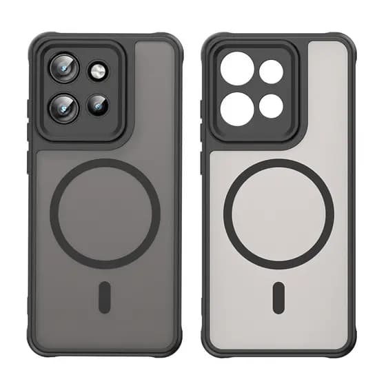 Para Motorola MOTO Edge 60 NEO/50 , S50 Caso ELVEV Duro PC Fosco Sentir Sucção Telefone Capa