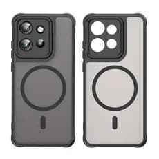 Para Motorola MOTO Edge 60 NEO/50 , S50 Caso ELVEV Duro PC Fosco Sentir Sucção Telefone Capa