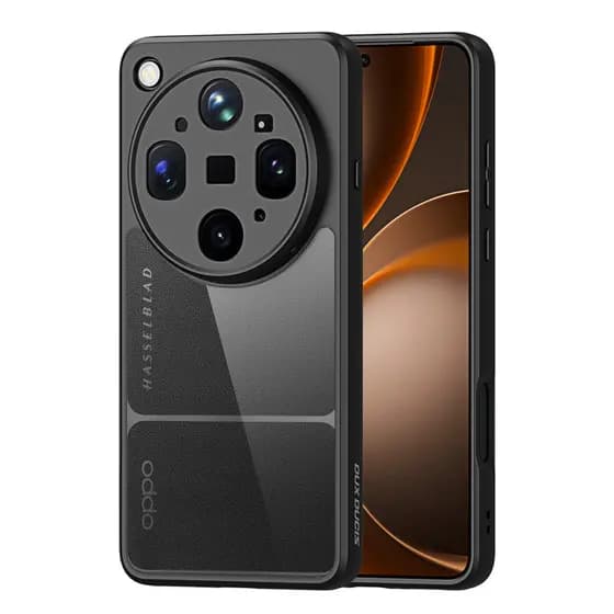 Para OPPO Encontrar X9 Ultra Caso DUX DUCIS À Prova De Choque Duro PC + TPU Macio Anti-Queda Transparente Volta Telefone
