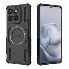 Para Motorola MOTO Edge 70 Fusion Plus Caso ELVEV Duro PC Anti-Queda Deslizamento Aperto Dissipação De Calor Snap-on Tel