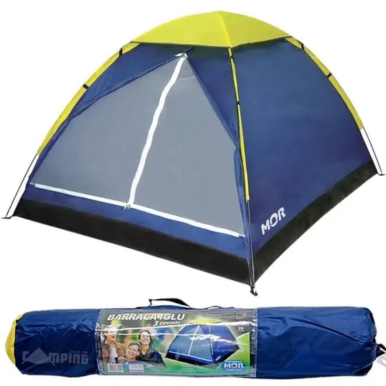 Barraca de Camping Camping 3 Pessoas Lugares Tipo Iglu Mor Acampamento Casal
