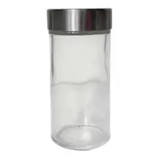 Porta Condimento/  Tempero/ Queijeira de Vidro com Tampa de Inox 90 ml