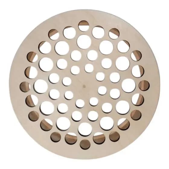 Carretilha de Madeira para Pipa 19” (49cm) com Catraca Destravada | Resistente e Leve