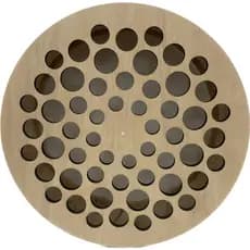 Carretilha De Madeira Para Pipa 19" | Multifuros 60 Furos Rolamento