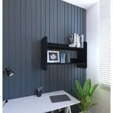 Prateleira Flutuante Multiuso com suporte incluso Decore Kit Cozinha PRATELEIRA EM MDP COM SUPORTE, kit de prateleiras, kit multiuso