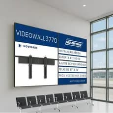 VIDEO WALL 3770 Multivisao Suporte de Parede para Monitor LFD 37 A 70 POL - uso Profissional, suporte  varias tvs