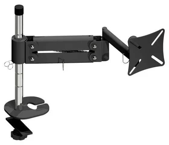MT PC Suporte de mesa Articulado com Inclinação para Monitor LCD/LED de 10" a 24" (Passa Cabos)