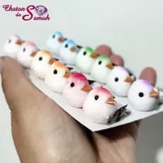 Mini Passarinhos Artificiais para Artesanato, Decoração, etc