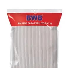 Palito para Pirulito Canudo Transparente para Topo de Bolo e Pirulito BWB