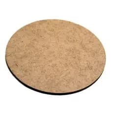 Kit Com 10 Mandala Bolachas no MDF 6mm x Ø20cm Crú Círculo aplique decoração bolacha