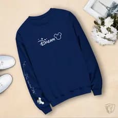 Moletom Gola Careca Personalizada Dream Modelo Inverno Unissex 100% Algodão