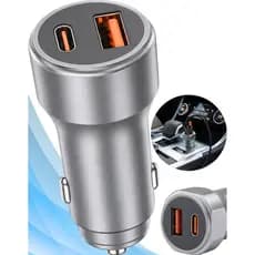 Carregador Carro Caminhão Veicular Usb-c Turbo Original 48w Bivolt 12v 24v