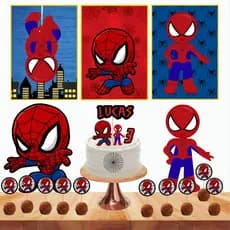 Kit festa HOMEM ARANHA BABY - KIT BOLINHO HOMEM ARANHA BABY - DECORAÇÃO HOMEM ARANHA BABY