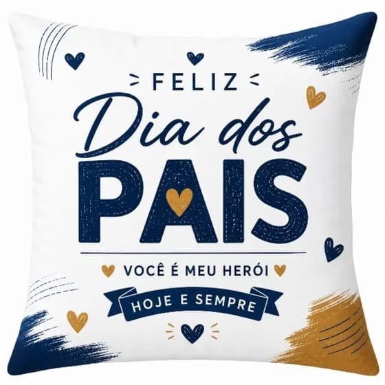 Almofada Dia dos Pais Personalizada - Almofada decorativa Dia dos Pais