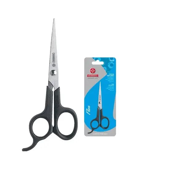01 Tesoura Para Cabelo Mundial Flex- Fio Laser 5 - 3/8"