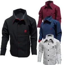Camisa Infantil Social manga Longa