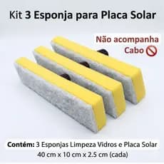 Refil Para Limpador De Teto Placa Solar Kit 3 Unidades