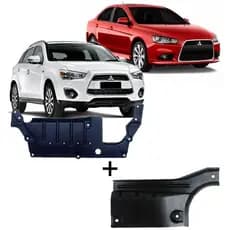 Kit Protetor Carter e Motor Outlander Asx e Lancer 2.0 2.4 16V