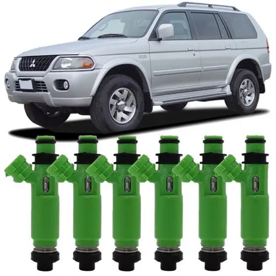 Kit 6 Bico Injetor Pajero 3.0 V6 24v À Gasolina de 1997 À 2006